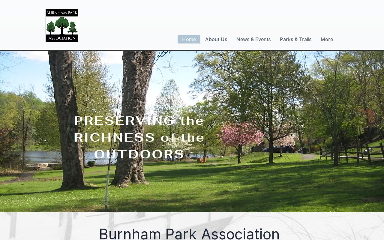 Morristown neighborhood context from the Burnham Park Association website